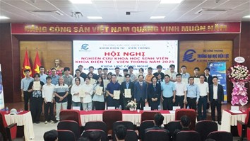 Sinh viên Nghiên cứu Khoa học năm 2025 với chủ đề “Khoa học công nghệ và đổi mới sáng tạo trong kỷ nguyên số”