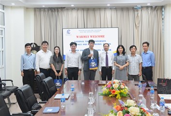 Khoa ĐTVT, EPU làm việc với Trường Đại học KH&CN Quốc lập Đài Loan về Chương trình học bổng INTENSE
