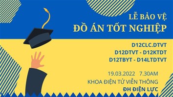 Danh sách Hội đồng bảo vệ ĐATN cho sinh viên các khóa D12, D14LT ĐTVT.